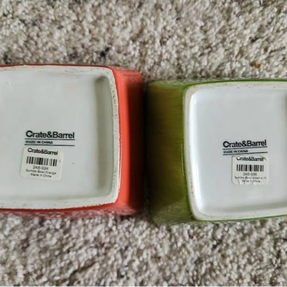 Crate & Barrel Sumiko bowls.